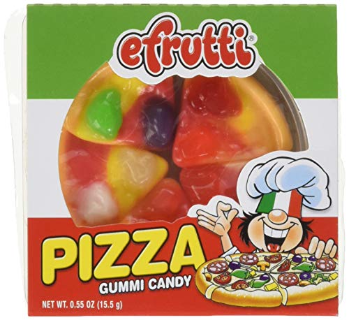 e-frutti E-Frutti Gummi Pizza (Wrapped) 48 Units, 0.90-Kilogram