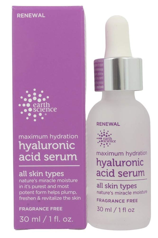 Earth Science Hyaluronic Acid Serum, 30 Milliliters