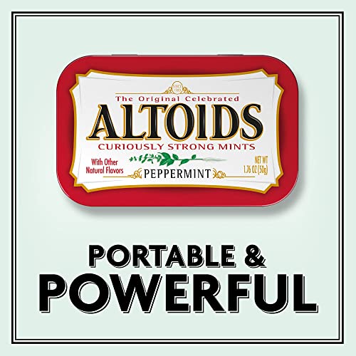 Altoids Curiously Strong Mint, 1.76-Ounce Tins (Pack of 12)