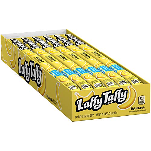 Laffy Taffy Banana Rope, 0.81 oz., 24 Piece