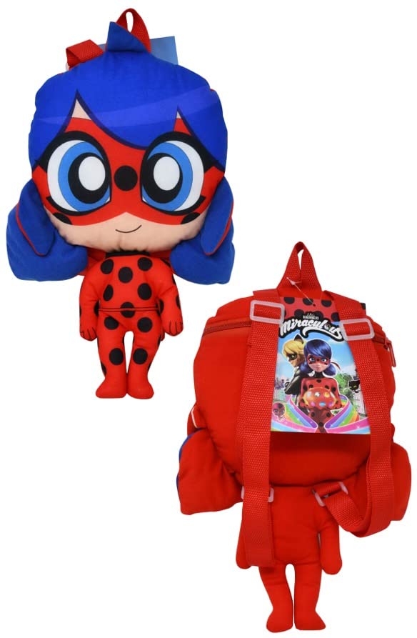 Miraculous Ladybug 15" Plush Backpacks.