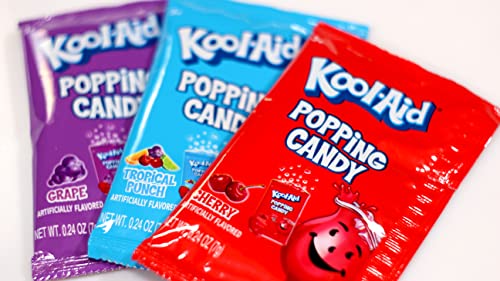 1 Peg Bag x Super Rare Kool-Aid Popping Candy (Tropical Punch + Cherry = Grape) - US Candy