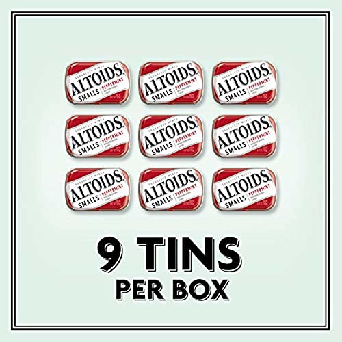 Altoids Smalls Mints, 0.37 Ounce (Pack of 9)