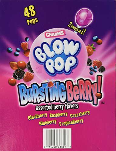 Charms Bursting Berry Blow Pop Suckers