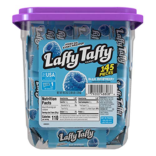 Laffy Taffy Candy Jar, Blue Raspberry