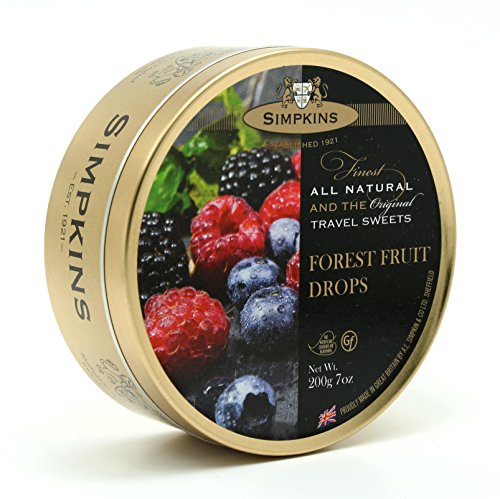 SIMPKIN'S 200g tins sweets forest fruit by Simpkins