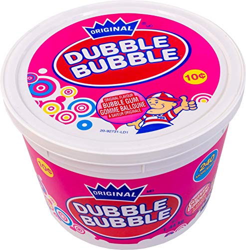 Tub of Dubble Bubble Gum, 1.44 Kilogram