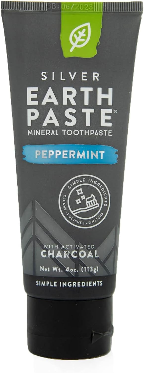 Redmond Earthpaste Peppermint with Charcoal