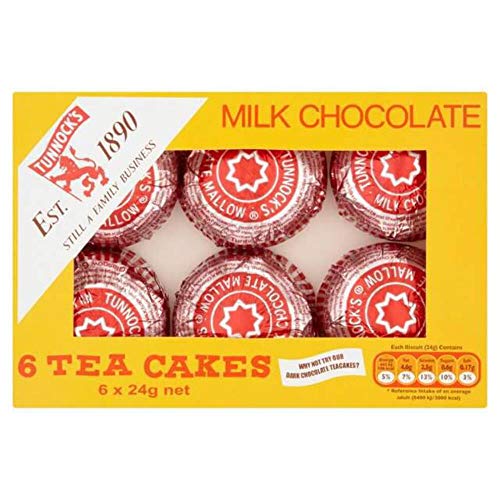 Tunnock's Tea Cakes Milk Chocolate 6 x 24g