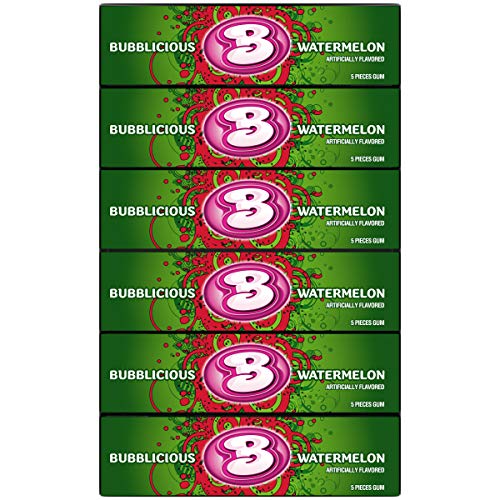 Bubblicious Bubble Gum, 5 Count (Pack of 18)