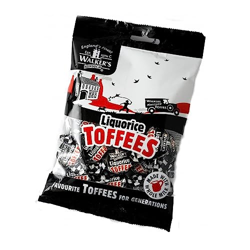 Walkers Nonsuch Licorice Toffees, 5.3 oz., Two Bags