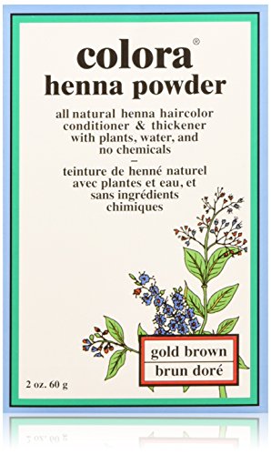 Colora Henna Powder, Gold Brown