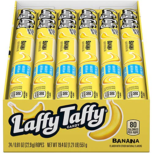 Laffy Taffy Banana Rope, 0.81 oz., 24 Piece