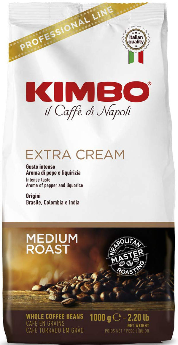 Kimbo Extra Cream Espresso Beans 1Kg