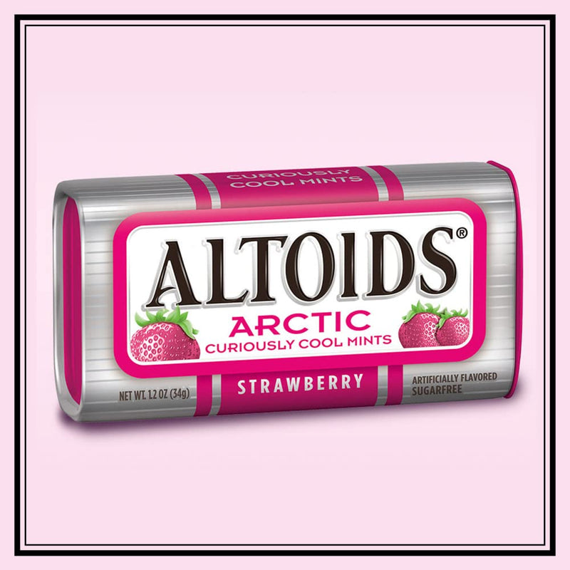 Altoids Arctic Strawberry Mints, 1.2 Ounce (8 Packs)