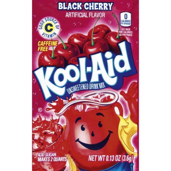 Kool-Aid Black Cherry Caffeine Free Unsweetened Soft Drink Mix