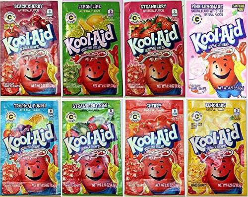 Kool-Aid Drink Mix, 8 Flavors Variety Pack, 48 Packets