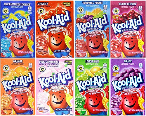 Kool-Aid Drink Mix, Variety Pack of 8 Flavors, 48 Packets