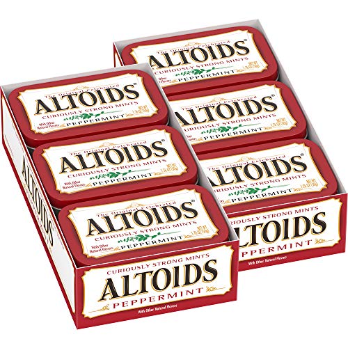 Altoids Curiously Strong Mint, 1.76-Ounce Tins (Pack of 12)