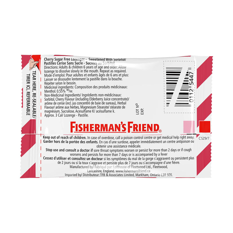 Fisherman`s Friend Sugar Free Cherry - 8 Packs