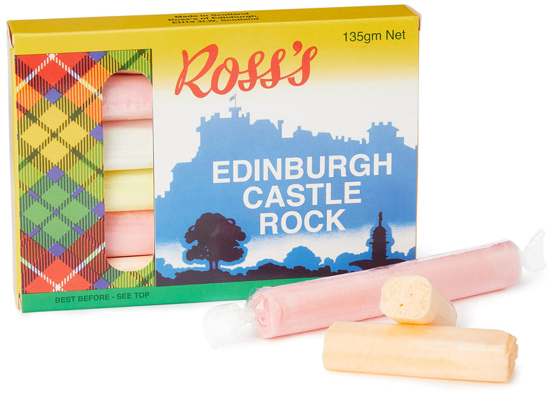 ROSS's Edinburgh Castle Rock Candy 135g / 4.76oz