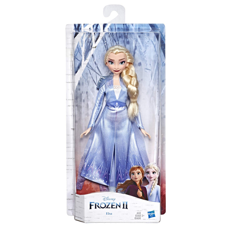 Hasbro Disney Frozen Elsa Fashion Doll with Long Blonde Hair and Blue Outfit Inspired by Frozen 2 - Toy for Kids 3 Years Old and Up